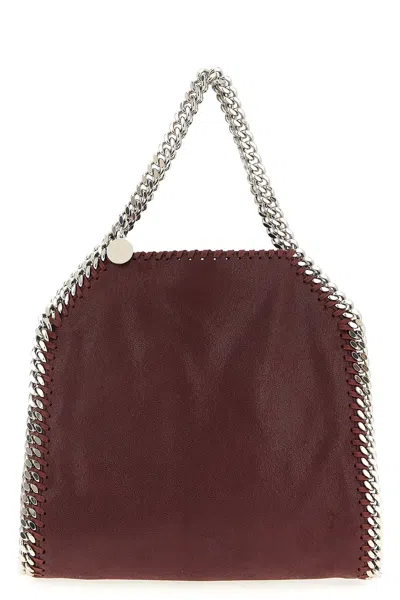 Stella Mccartney Borsa A Mano 'mini Falabella' In Burgundy