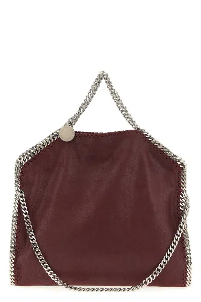 Stella Mccartney Borsa A Mano Pieghevole 'falabella' In Burgundy
