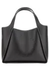 Stella Mccartney Structured Shoulder Bag With Double Handle In Black
