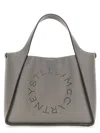 Stella Mccartney Borsa A Tracolla Con Logo In Gray