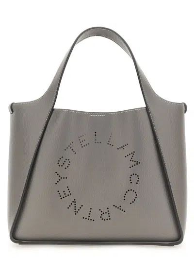 Stella Mccartney Borsa A Tracolla Con Logo In Gray