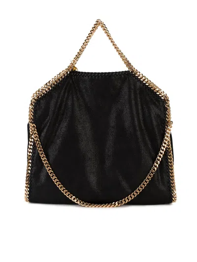 Stella Mccartney Falabella Fold-over Tote Bag In Black