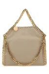 Stella Mccartney Women's Cappuccino Shaggy Deer Falabella Fold Over Handbag