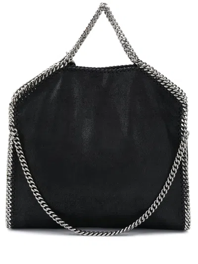 Stella Mccartney Borsa Tote Falabella Fold Over In Black