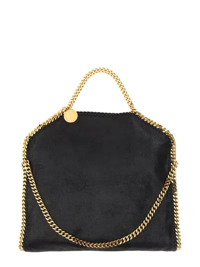 Stella Mccartney Borsa Tote Falabella Fold Over In Black