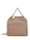 Stella Mccartney Borsa Tote Micro Falabella Handbags Beige In Pink