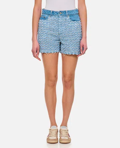 STELLA MCCARTNEY BOUCLE DENIM SHORT