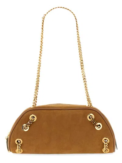 Stella Mccartney "bowling Falabella" Shoulder Bag In Brown