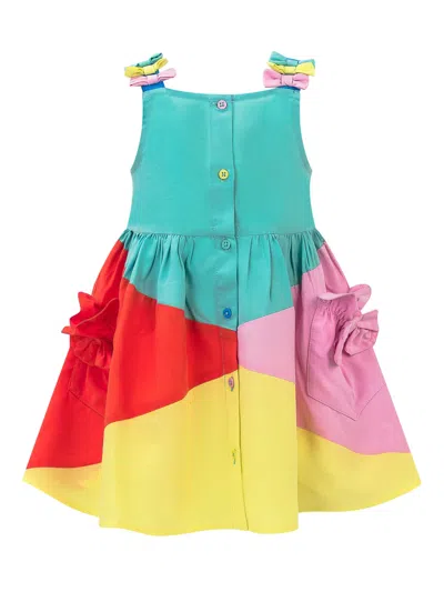 Stella Mccartney Kids' Bows Dress In Colorful