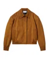 Stella Mccartney Boxy Collared Field Jacket In Brown