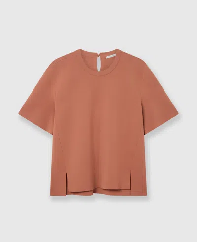 Stella Mccartney Boxy Short Sleeve T-shirt In Blush