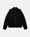 STELLA MCCARTNEY BOXY WHIPSTITCHED DENIM JACKET