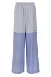 Stella Mccartney Relaxed Fit Trousers Featuring Striped Detailing