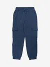 Stella Mccartney Boys Cargo Joggers In Blue