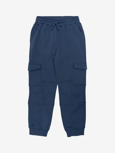 Stella Mccartney Babies'  Boys Cargo Joggers In Blue