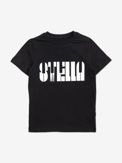 Stella Mccartney Babies'  Boys Keyboard Logo T-shirt In Black