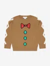 Stella Mccartney Boys Knitted Jumper In Brown