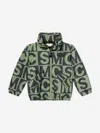 Stella Mccartney Boys Logo Block Jacket In Green