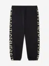 Stella Mccartney Boys Logo Block Joggers In Black