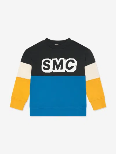 Stella Mccartney Kids'  Boys Logo Sweatshirt In Multi