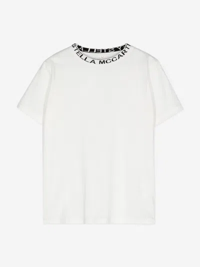 Stella Mccartney Babies'  Boys Logo T-shirt In Ivory
