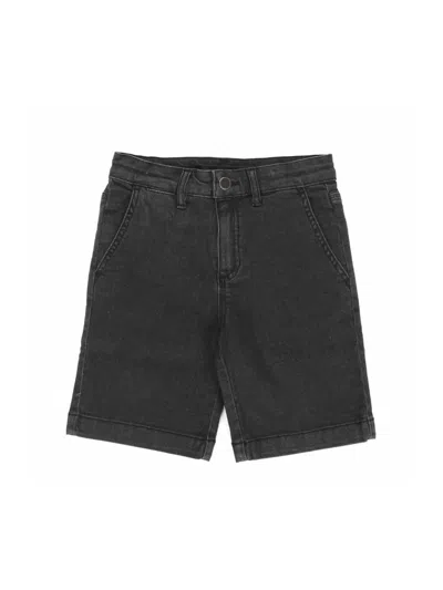 Stella Mccartney Boys' Mini Fabric Bermuda Shorts In Black
