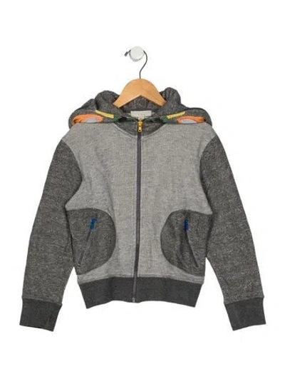Pre-owned Stella Mccartney Kids' Boys Pattern Printed Zip Closure Jacket In Grey