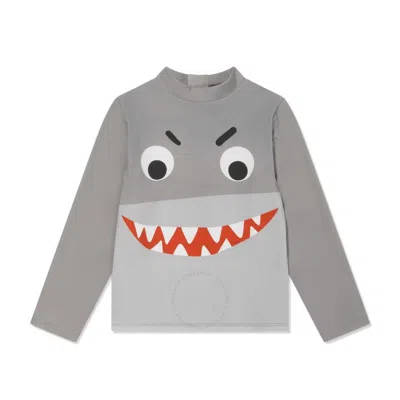 Stella Mccartney Kids'  Boys Shark Neck Swim Top