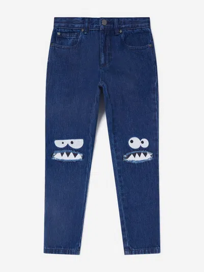 Stella Mccartney Kids'  Boys Slim Fit Jeans In Blue