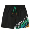 Stella Mccartney Boys Sport Shorts Black In Black