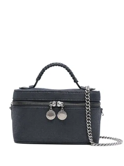 Stella Mccartney Braided-handle Zip Tote Bag In Blue