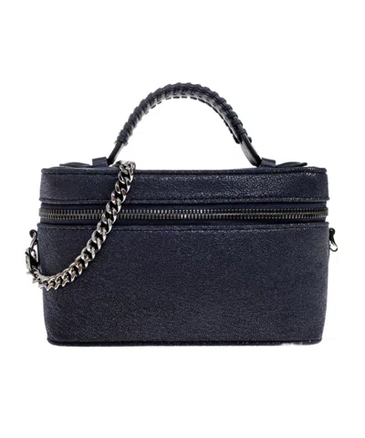 Stella Mccartney Braided-handle Zip Tote Bag In Blue