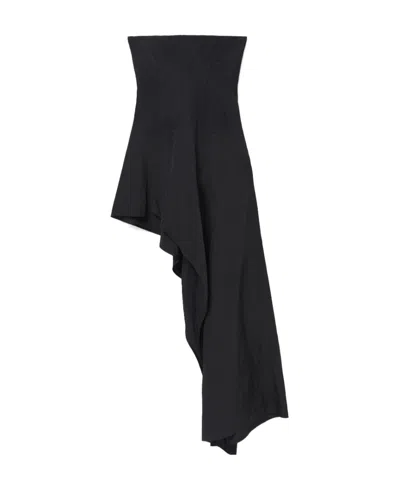 Stella Mccartney Breast-wiped Waist Dress In Black
