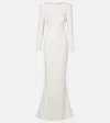 Stella Mccartney Bridal Crêpe Gown In White