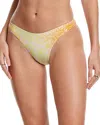 Stella Mccartney Brief Bikini Bottom In Yellow