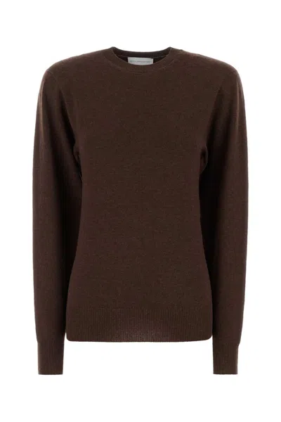 STELLA MCCARTNEY STELLA MCCARTNEY BROWN CASHMERE BLEND SWEATER