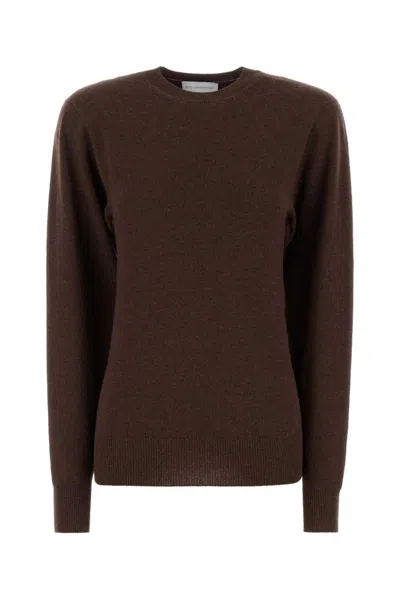 STELLA MCCARTNEY BROWN CASHMERE BLEND SWEATER