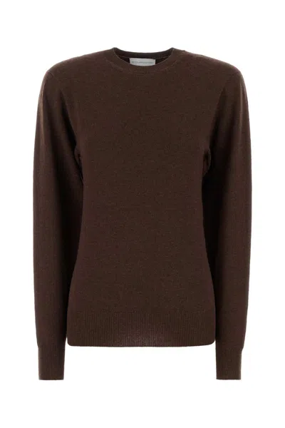 STELLA MCCARTNEY BROWN CASHMERE BLEND SWEATER