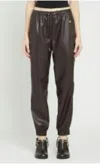 Stella Mccartney Drawstring Alter Mat Joggers In Dark Brown