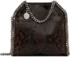Stella Mccartney Brown Falabella Snake Mini Tote Bag