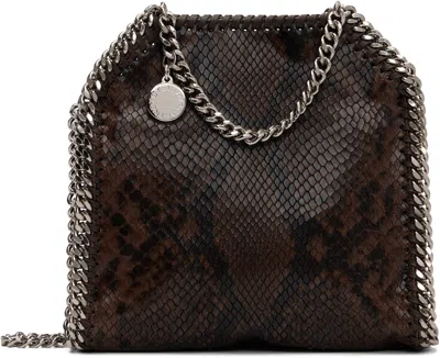 Stella Mccartney Brown Falabella Snake Mini Tote Bag
