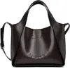 Stella Mccartney Brown Logo Crossbody Bag