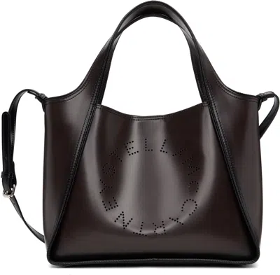 Stella Mccartney Brown Logo Crossbody Bag