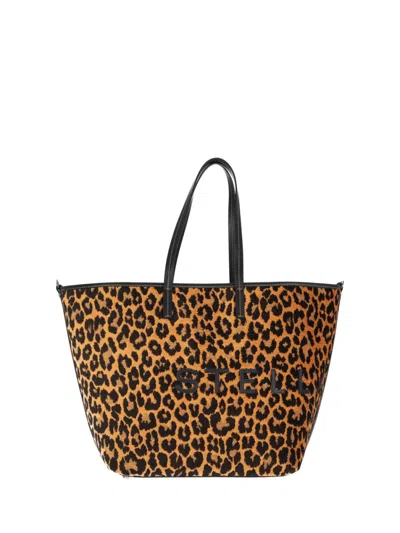 Stella Mccartney Brown Logo Tote