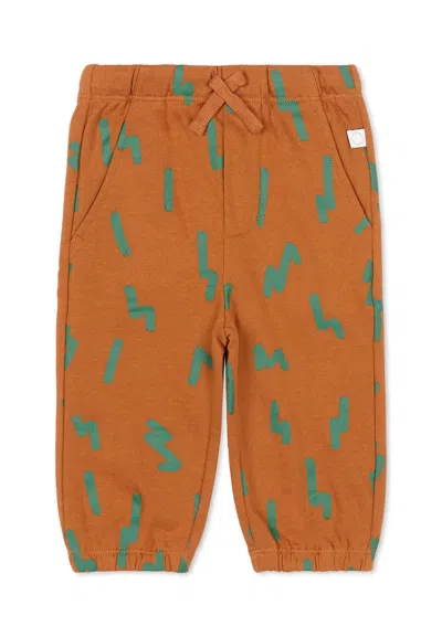 Stella Mccartney Brown Pants For Baby Boy