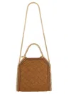 Stella Mccartney Shoulder Bag Rectangular Shape Top Handle Chain In Brown