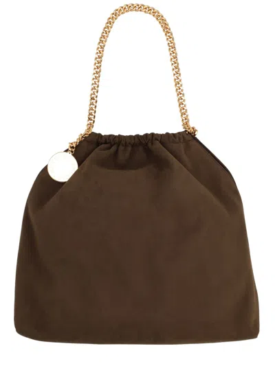 Stella Mccartney Brown Polyester Shoulder Bag
