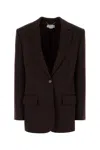 Stella Mccartney Brown Wool Blazer