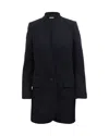 Stella Mccartney Bryce Coat In Navy Wool In Blue