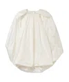 Stella Mccartney Sleeveless Cape Mini Dress In White